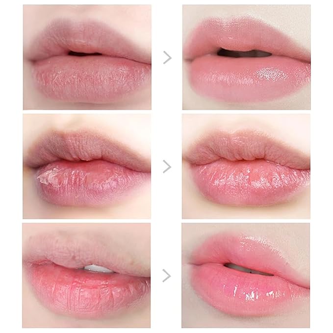 4 PCS Bee Lip Balm Lip Mask Honey Pot, Honey & Strawberry & Watermelon & Apple Lime Lip Mask Overnight Propolis Moisturizing Lip Balm with Stick, Hydrating Lip Sleeping Mask Prevention Dry & Cracked