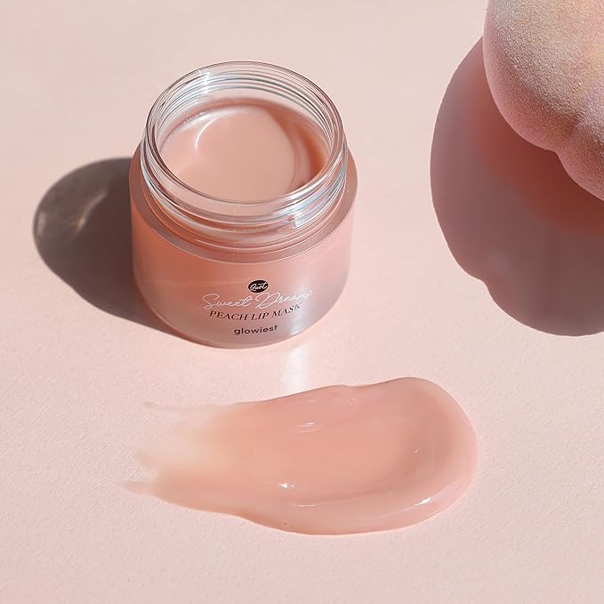 Sweet Dreams Lip Mask: Nourishing, Plumping and Hydrating Lip Sleeping Mask | Hyaluronic Acids+Vitamin C+Shea Butter+Antioxidants | Peach