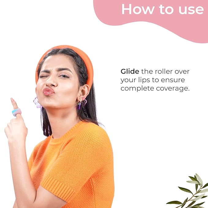Pilgrim Squalane Bubblegum Lip Serum | Enriched with Shea Butter & Pomegranate Extract | Hydrating Lip Plumper Serum | Repairs Cracked Lips | Reveals Soft & Glossy Lips | 0.20 Fl Oz/6ml