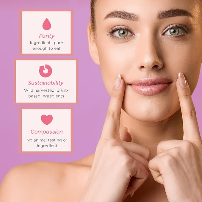 Natural Lip Butter Lip Balm - Lavender - Pure Enough to Eat - Made With Just 6 Vegan Ingredients - 100% Natural & Organic Moisturizing Lip Care for All Day Hydration (4-Pack)