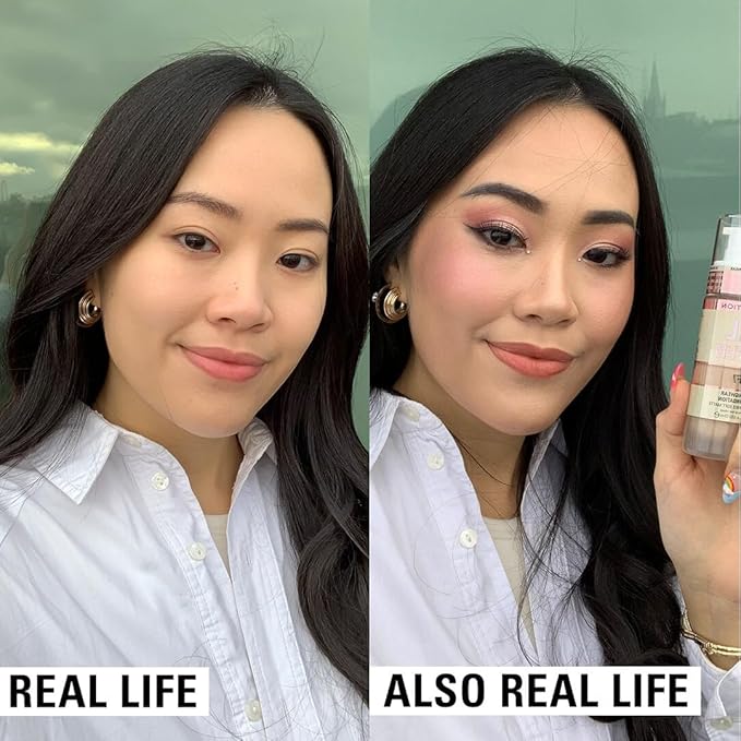 Revolution Beauty, IRL Filter Longwear Foundation, Soft & Breathable Formula, Medium to Full Coverage, Matte Finish, F9, 0.7 Fl. Oz