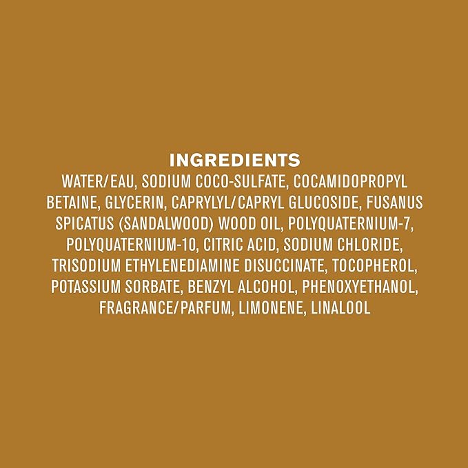 Every Man Jack Amber + Sandalwood Mens Body Wash for All Skin Types - Cleanse, Hydrate, and Smell Great - Free of Parabens, Phtalates, and Dyes - 33.8 fl oz (2 Pack)