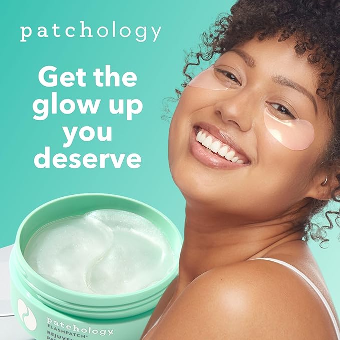 Patchology Rejuvenating Under Eye Gels - Hydrating Eye Mask w/Caffeine & Collagen - Under Eye Patches For Dark Circles - Puffy Eyes Care, minimize Puffiness & Wrinkles Reducer (15 Pairs)