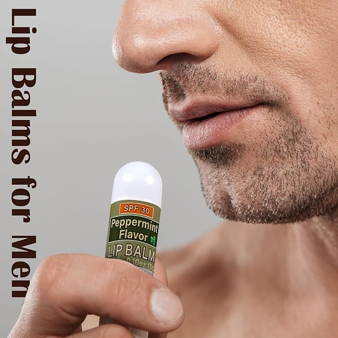 10 Pcs Mini Sunscreen Lip Balms Bulk SPF 30 Lip Balm Sticks Favors with Sunscreen SPF Employee Staff Appreciation Gifts Bulk Team Coworkers Christmas Party Gifts for Travel Beach