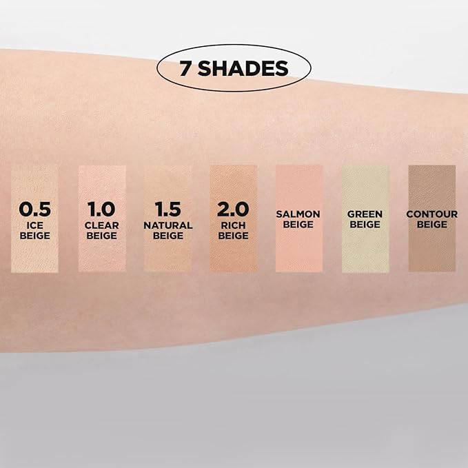 THESAEM Cover Perfection Concealer Pencil – Non Comedogenic spot Eraser - Conceal Blemish,Aging Spot,Acne&Freckle – Multi-Use Under Eye Concealer for Dark Circle,1.4g (1.0 Clear Beige)
