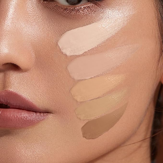 Liquid Foundation Makeup Natural True Skin Tone Full Coverage Concealer Flawless Complexion Blendable Longwear, 105, 1 fl. oz.