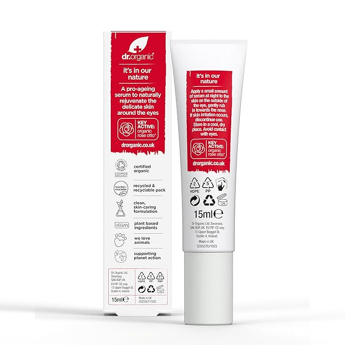 Organic Doctor Rose Otto Eye Serum, 0.5 Fluid Ounce