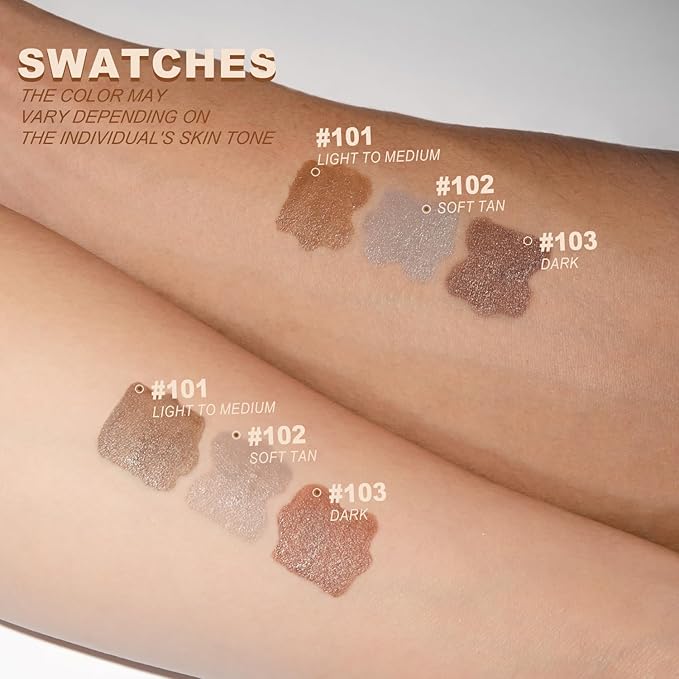 YOUNG VISION Soft Liquid Cream Contour & Glow Bronzer - Lightweight, Long-Wearing, and Blendable