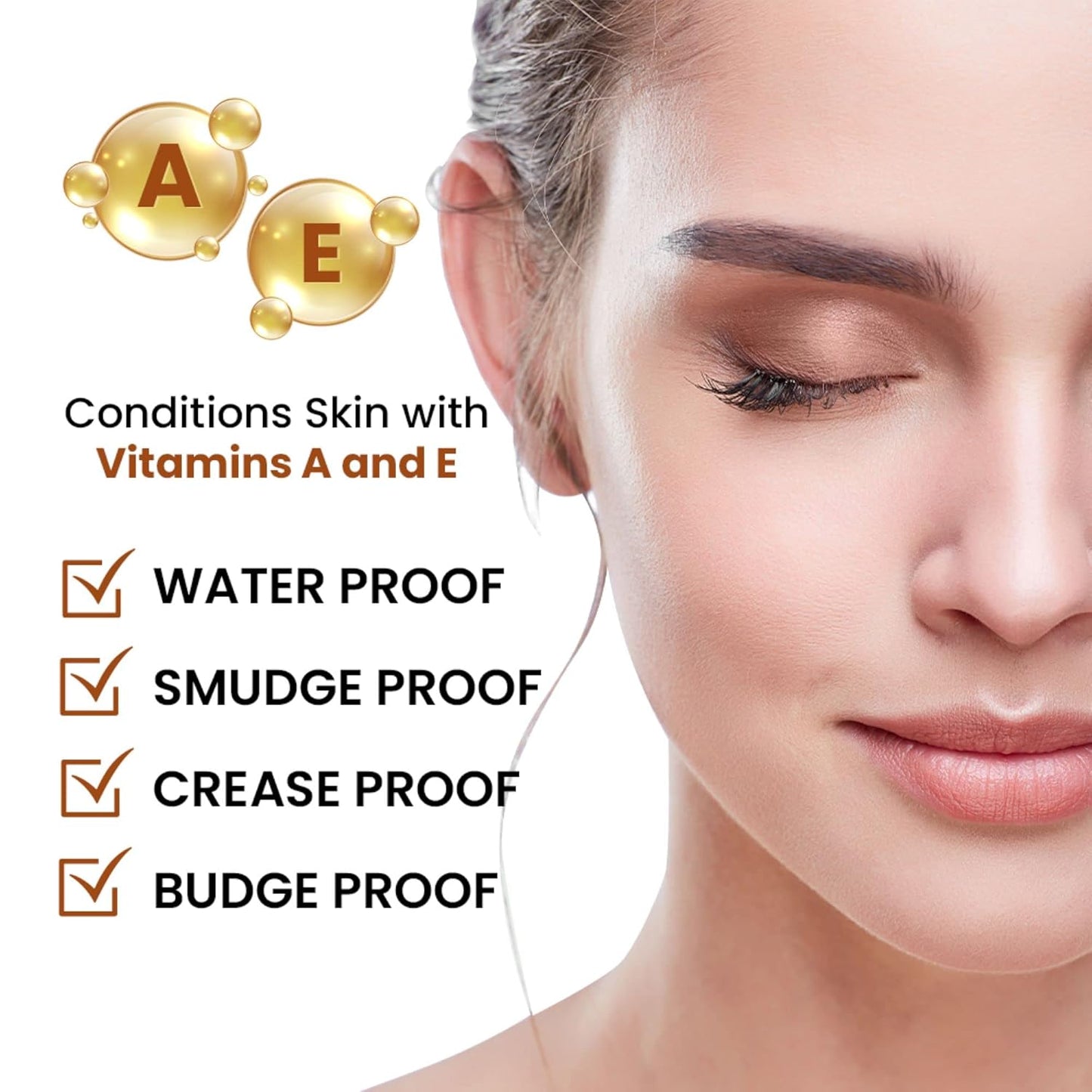 Mommy Makeup Any Wear Creme Eyeshadow - Waterproof, Crease-Proof, Long Lasting, High Pigment, Oil-free - Cream to Powder for Eyes, Cheeks & Lips (Duchess)