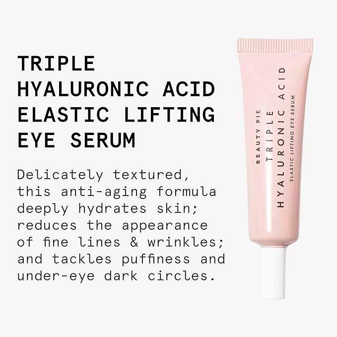 Triple Hyaluronic Acid Elastic Lifting Eye Serum To Tackle Dark Circles, Puffiness & Fine Lines