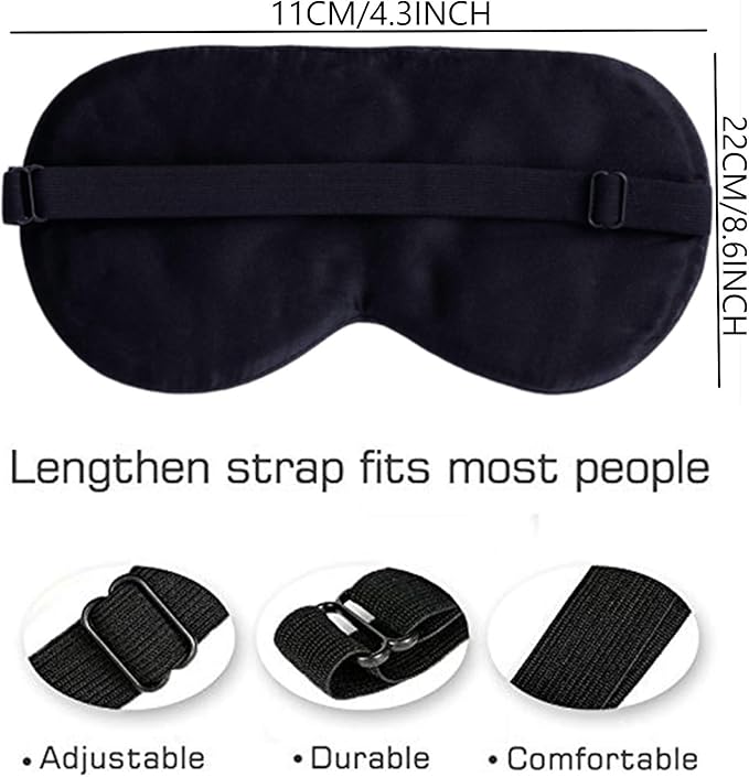 100% Pure Silk Eye Mask Sleep Eye Mask Eye Cover Eyeshade Sleeping Eye Mask Printed Colors (#11)