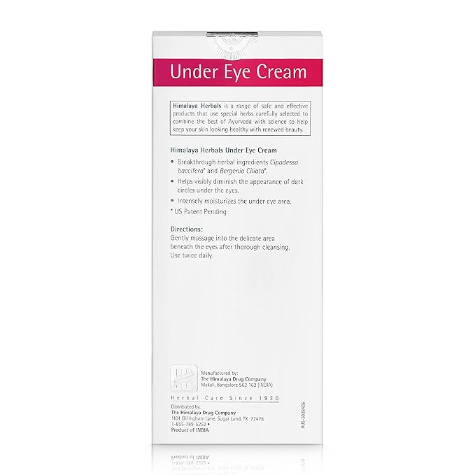 Himalaya Under Eye Firming Cream for Fine Lines, Wrinkles and Dark Circles, 0.51 oz (15ml)