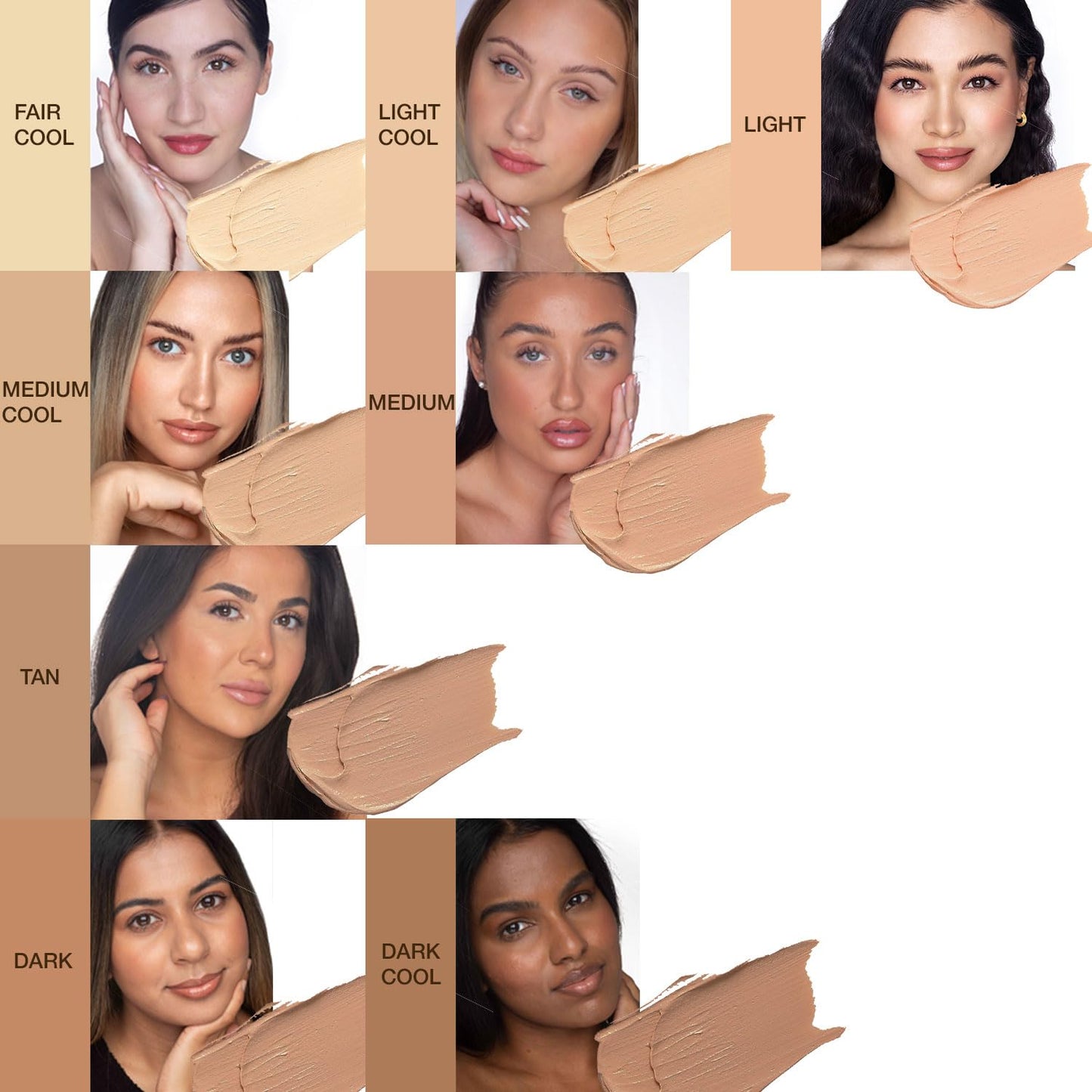 bellapierre BB Cream with SPF 20 - Tinted Sunscreen, Concealer, Matte Foundation, & Moisturizing Face Cream | Lightweight Formula + Pump Top Applicator | Non-Toxic & Paraben Free | 1.7 Oz - Dark Cool