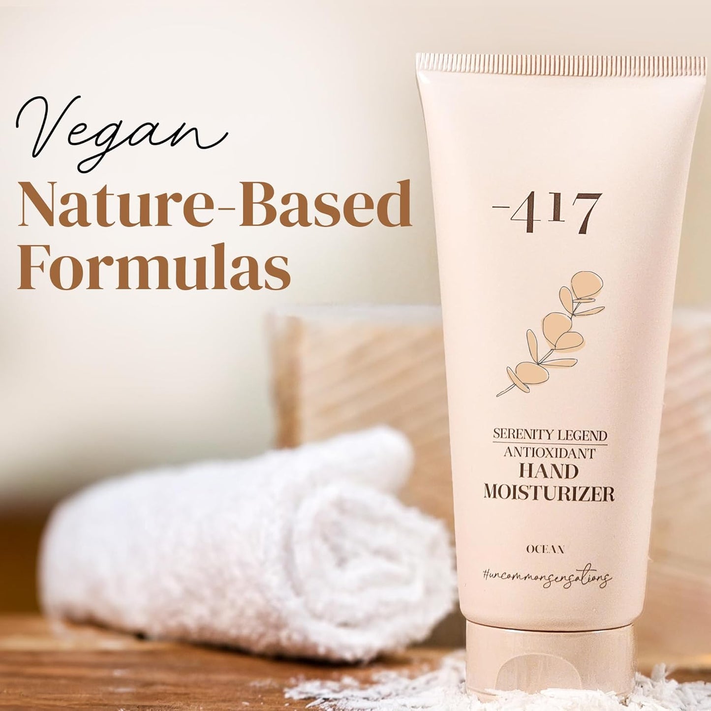 -417 Dead Sea Cosmetics Anti-Aging Hand Cream For Dry, Cracked Skin & Working Hands features Essential Vitamins & Oils From The Dead Sea, Intensive and Non-Greasy Hand Cream 3.4 oz.