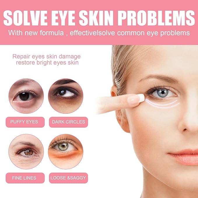 Rosehip Eye Cream Stick, Moisturizing, Hydrating, Lightens Lines and Dark Circles, Lifting, Firming