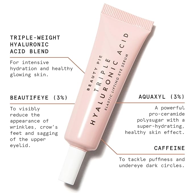 Triple Hyaluronic Acid Elastic Lifting Eye Serum To Tackle Dark Circles, Puffiness & Fine Lines