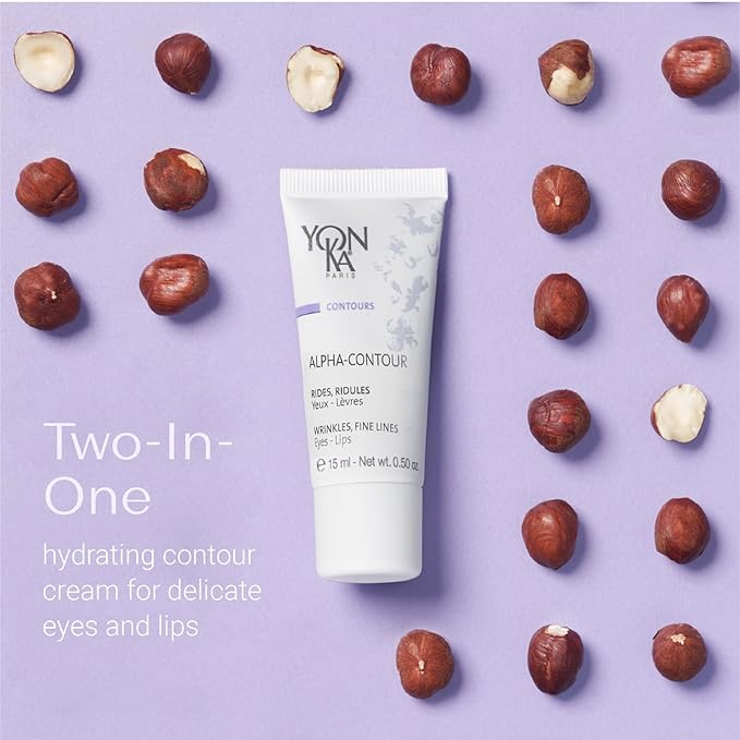 Yon-Ka Alpha-Contour Eye and Lip Cream (15ml) Anti-Wrinkle Regenerating Contour Creme, Naturally Soften Signs of Aging with Botanical Oil Blends and Fruit Acids, All Skin Types, Paraben-Free