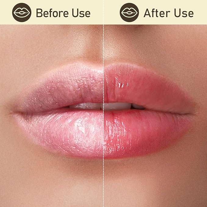 Flower Lip Balm - Color Changing Lipstick Jelly Lip Stain for Perfect Pink Shade, Unique pH Lip Balm for Your Lips, Clean & Vegan Flower Balm (Purple)