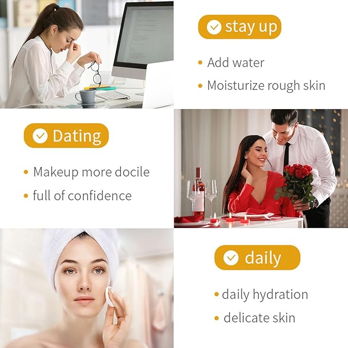 Rice Skin Care Sets, 5Pcs Face Care Set for Women, Moisturize Skin, Smooth Wrinkles & Fine Lines, Improve Skin, Hydrating Skin Care Routine Set with Rice Extract Face Serum, Mask, Cleanser, Eye Cream