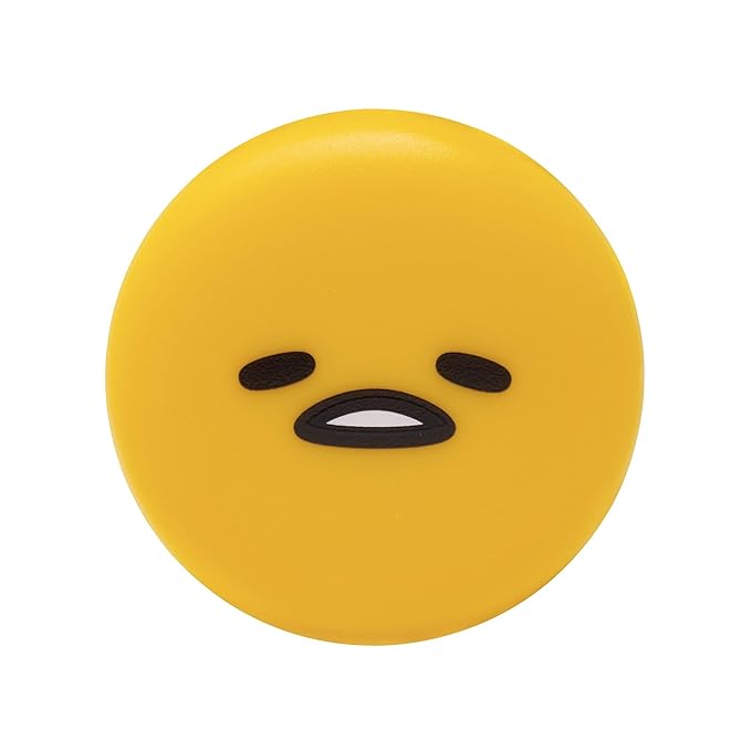 The Crème Shop x Sanrio Hello Kitty Macaron Lip Balm Korean Cute Scented Pocket Portable Soothing Advanced Must-Have on-the-go (Gudetama Peach Gummies)