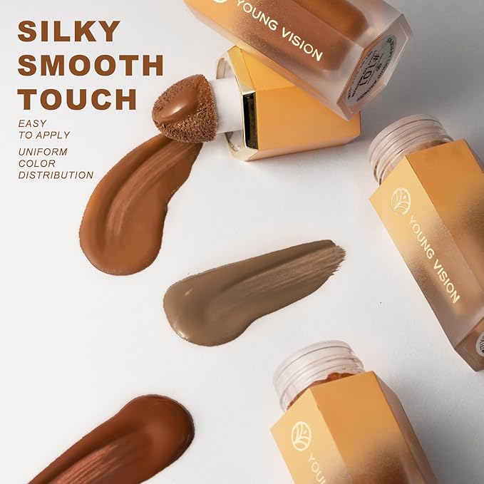 YOUNG VISION Soft Liquid Cream Contour & Glow Bronzer - Lightweight, Long-Wearing, and Blendable