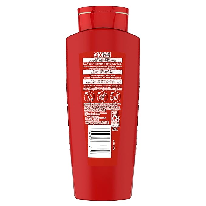Old Spice Body Wash for Men, High Endurance Pure Sport, 24 Fl Oz (Pack Of 4)