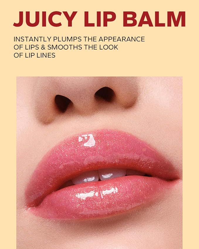 MAEPEOR Hydrating Lip Plumper 12 Colors Moisturizing Shiny Juicy Lip Balm Long Lasting Nourishing Lip Pluming Balm（Color 07)