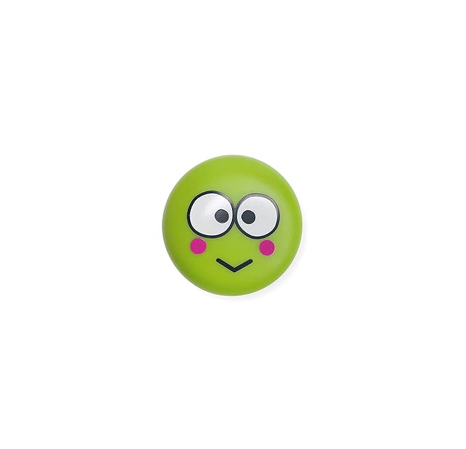 The Crème Shop x Sanrio Hello Kitty Macaron Lip Balm (Keroppi Green Apple A Day) Korean Cute Scented Pocket Portable Soothing Advanced Must-Have on-the-go