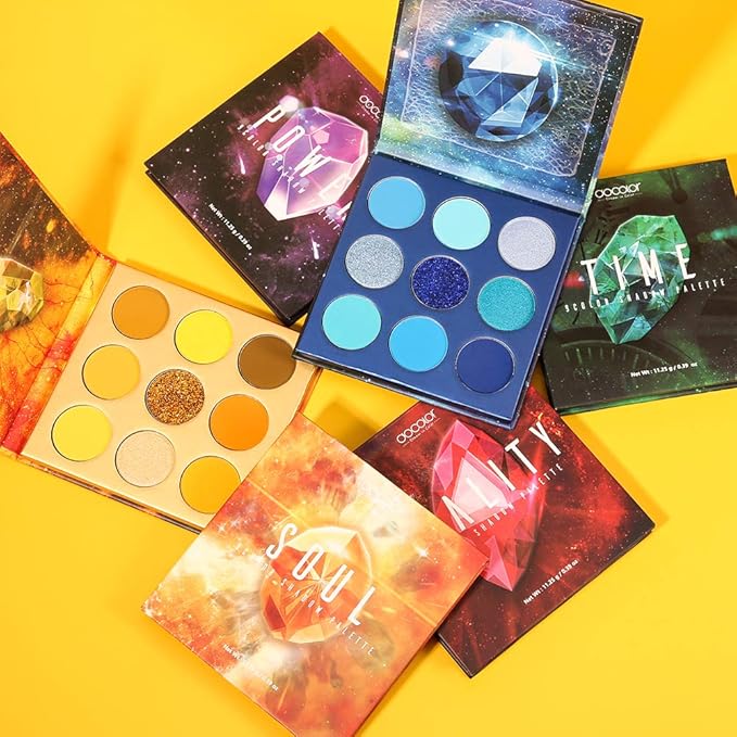 docolor Eyeshadow Palette 54Colors Gemstone Eye Shadow Palette Highly Pigmented Mattes Glitter Shimmers Smokey Cream Powder Blendable Long Lasting Waterproof Colorful Professional Makeup Palette