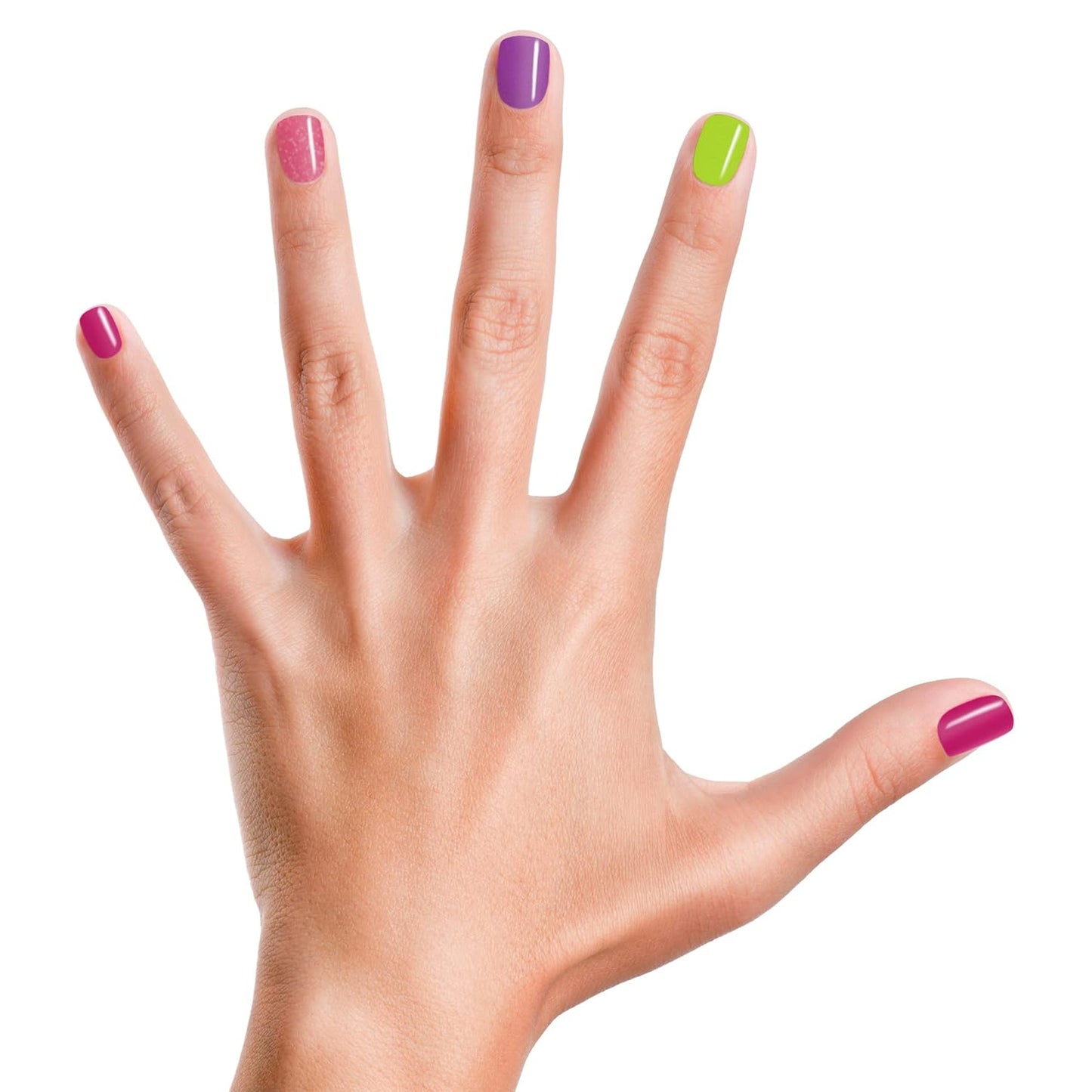 Piggy Paint | 100% Non-Toxic Girls Nail Polish | Safe, Cruelty-free, Vegan, & Low Odor for Kids | Cutie Fruity (4 Polish + Nail Art Gift Set)