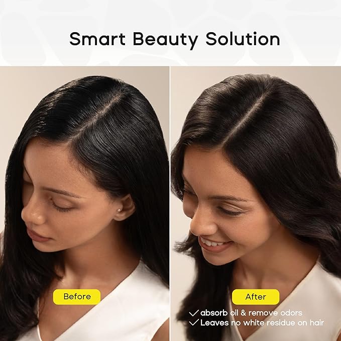 Dry Shampoo for Women, Dry Scalp Shampoo Spray for Dark Hair Leaves No White Residue, Absorb Oils, Volumizing & Refresh Hair for 72 Hours, 5.07 Fl Oz (Pack of 2)
