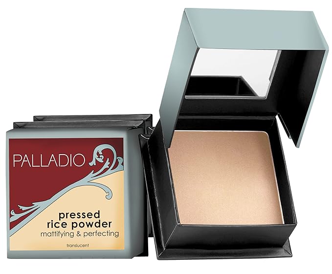 Palladio, Pressed Rice Powder, Natural, 0.26 Ounce
