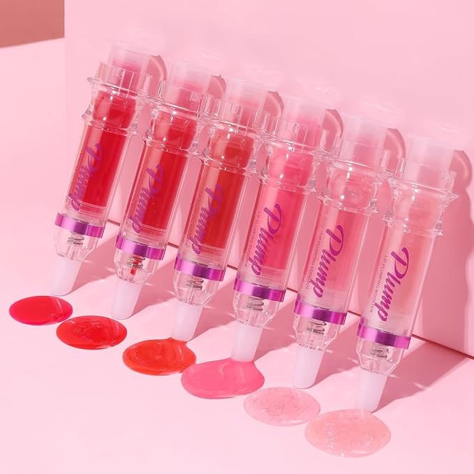 Lip Plumper Gloss,Natural Spicy Lip Plumping Booster Moisturizing Hydrating Lip Plumping Oil and Lip Care Serum for Women Girls(#2)