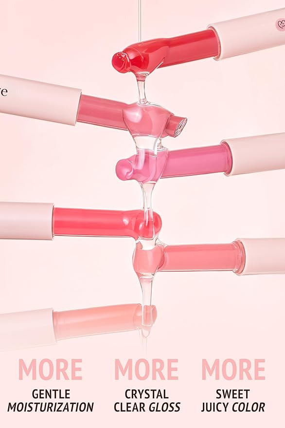 Veganize Collagen Lip Glass Balm | Hydrating Lip Balm in 9 Vibrant Colors | Moisturizing Lip Care Infused with Collagen Jelly Magic | No Animal Trial Lip Balm 0.06 oz (No. 7 Pale Petal)