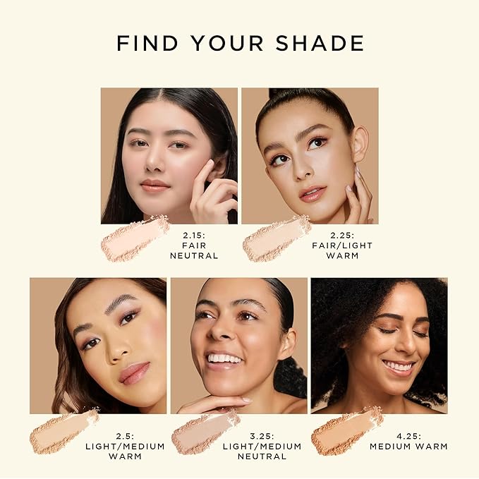 HALEYS Re-cover Pressed Powder Foundation Makeup (3.25) - Buildable Medium-to-Full Coverage, Oil Control & All-Day Comfortable Wear - Versatile Powder That Conceals Imperfections