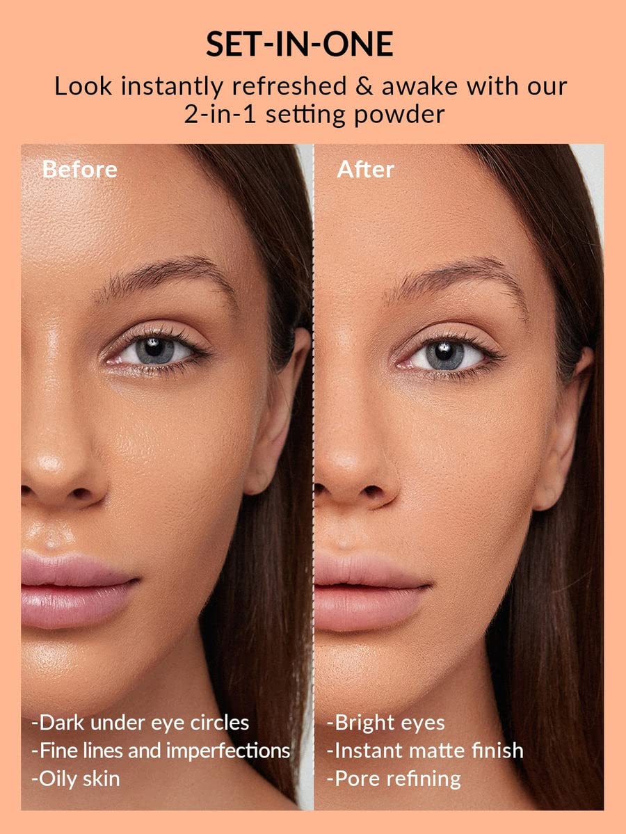 SHEGLAM Insta-Ready Face Powder Loose Under Eye Setting Powder - Smooth Sand