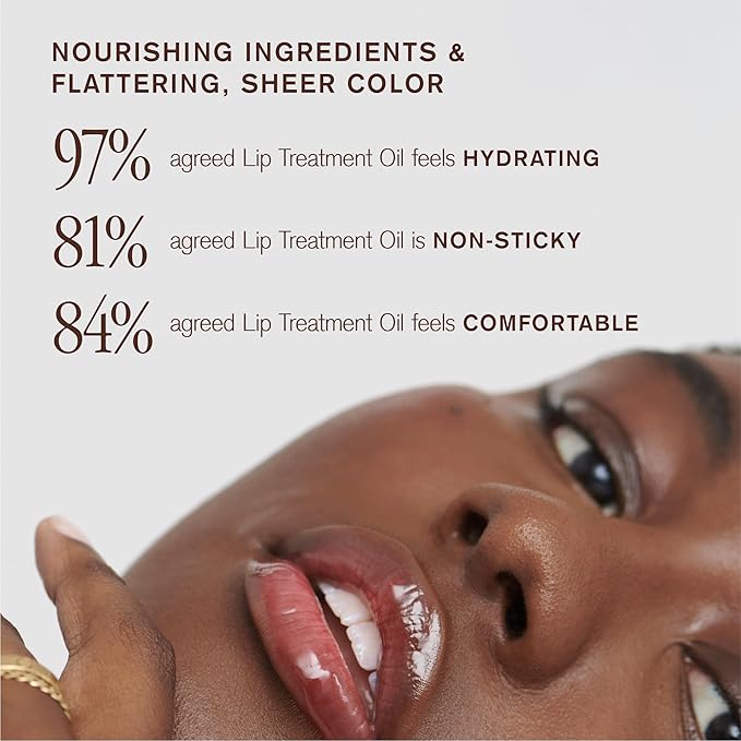 AMI COLÉ Hydrating Lip Treatment Oil 3in1 multitasker for your lips (Bliss), tinted lip gloss, hydrating lip gloss, moisturizing, natural