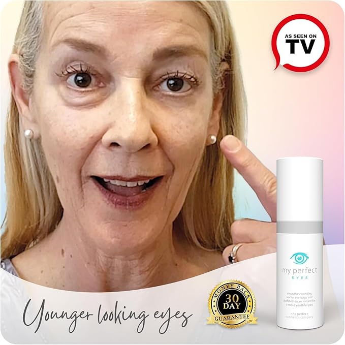 My Perfect Eyes 10ml, 100 Applications, Penny Lane, Instant Results, Clinically Proven, Anti-Ageing Serum UK Original Formula, Science-Backed Anti-Wrinkle Serum. As Seen on TV.