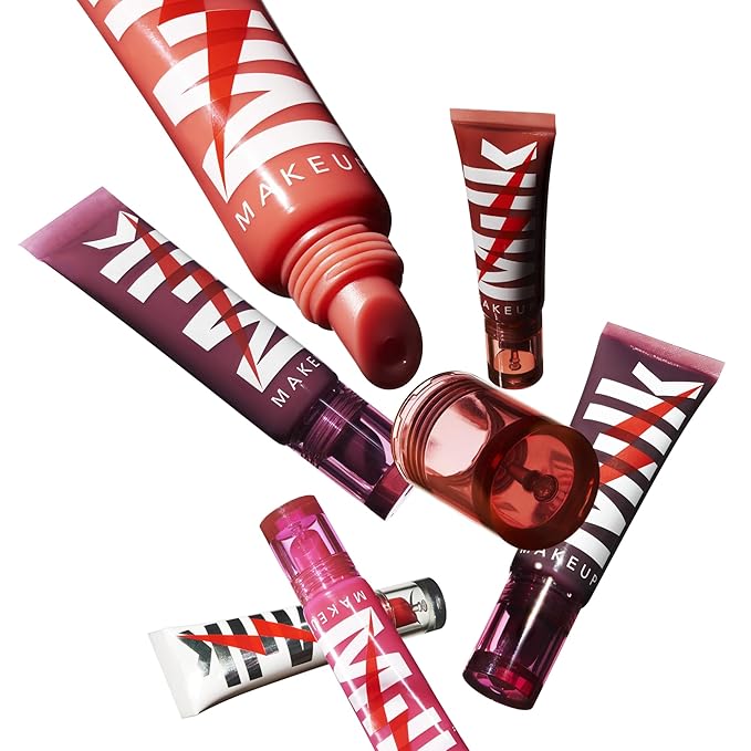 Milk Makeup Electric Glossy Lip Plumper, Pumped (Clear) - 0.3 fl oz - Hydrating Lip Plumper Gloss for Fuller, Smoother, Soft Lips - Vegan, Cruelty Free