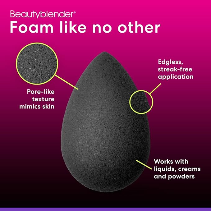 Beautyblender® | Pro Blender Makeup Sponge | Blend Liquid Foundations, Powders and Creams | Streak Free Application | Vegan, Cruelty Free | Made in USA