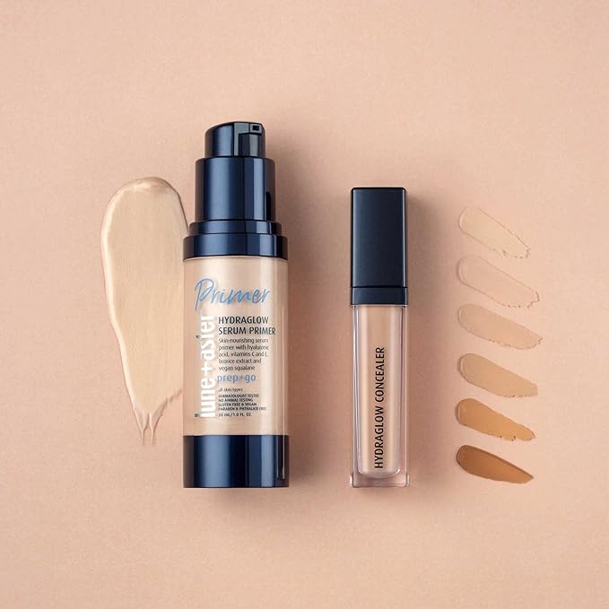 Lune+Aster HydraGlow Concealer - Fair - This medium to full coverage, skin-nourishing concealer hides dark undereye circles, blemishes, redness and other imperfections.