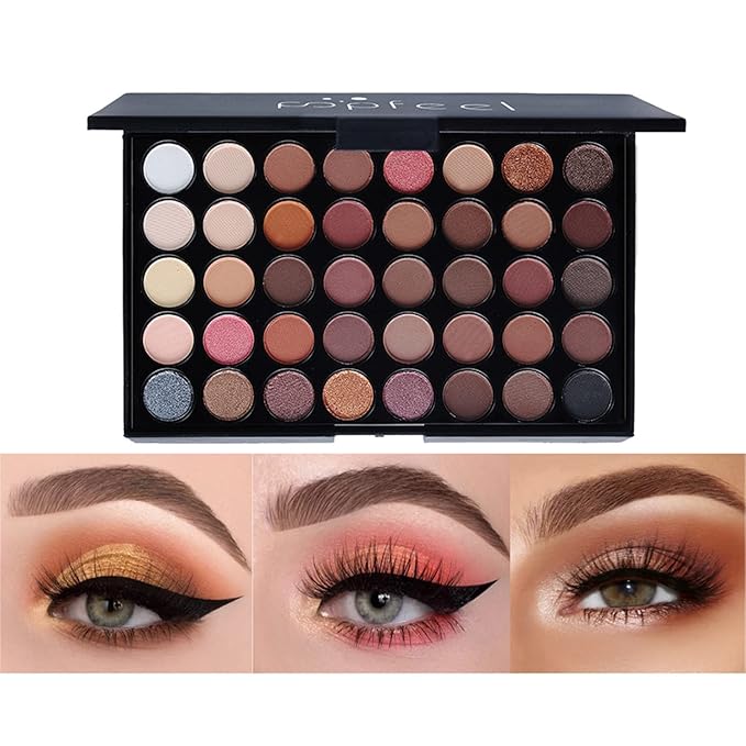 MAEPEOR All In One Makeup Kit for Girls Women 27 Piece Full Makeup Gift Set with Eyebrow Pencil Eyeliner Eyeshadow Palette Mascara Foundation Concealer Lip Gloss Lipstick Makeup Remover Makeup Brush (POP004B)