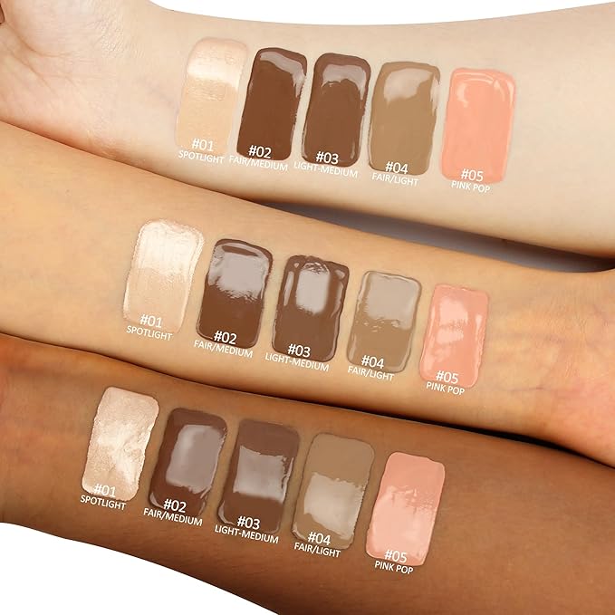 Contour Stick With Cushion Applicator,Liquid Contour Wand,Cream Contour Smooth,Bronzer Stick Lightweight Liquid Bronzer For Face (03)