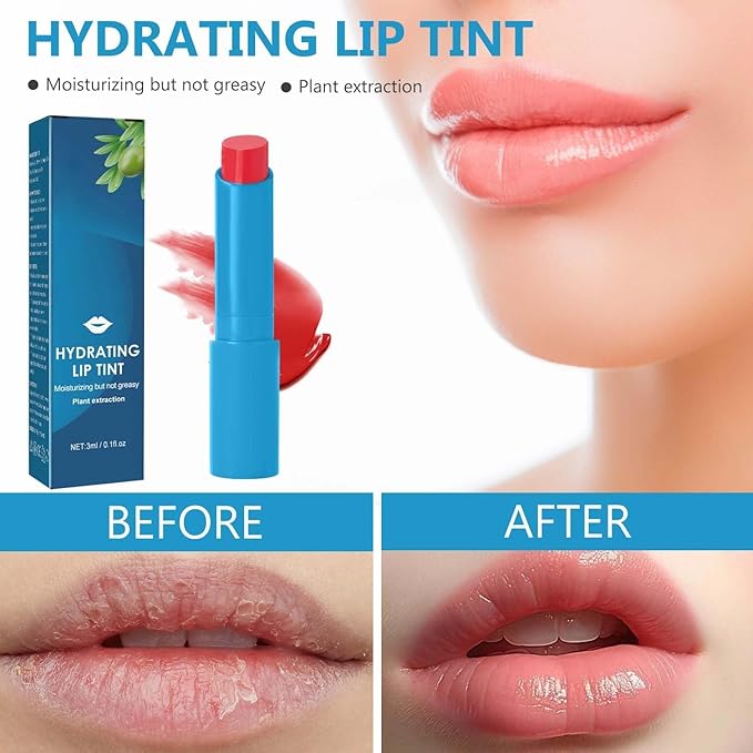 Thrives Lip Tint Hydrating,Strength Hydrating Lip Tint,Strong Moisturizing Effect Tinted Lip Balm Hydrating, Natural Ingredients Sheer Moisture Lip Tint (2PCS)