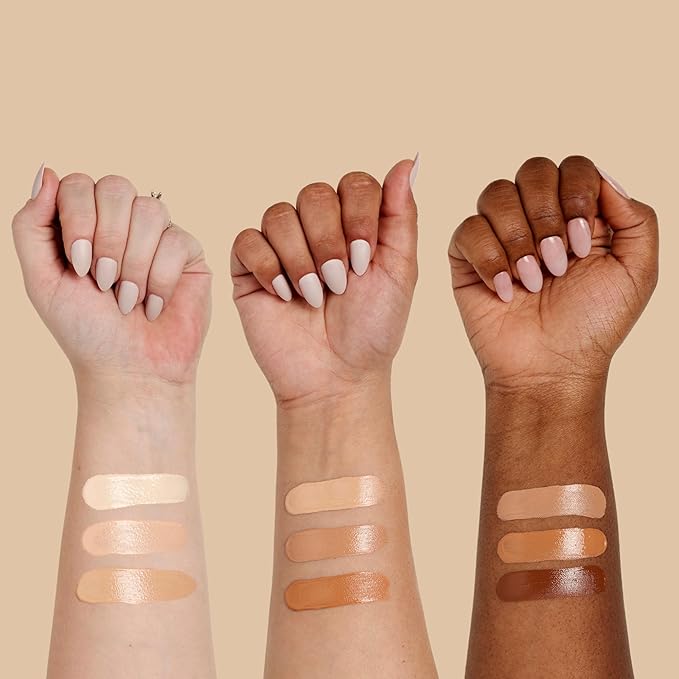 Sigma Beauty Skin Perfector – Hydrating Skin Tint Foundation for Lightweight, Buildable Coverage, With Hyaluronic Acid, Niacinamide Serum, and More (1 Fair Ivory Tint, 1.12oz)