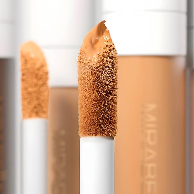 Mirabella Invincible For All Perfecting Under Eye Concealer Full Coverage - Hydrating Makeup Concealer for Dark Circles, Fine Lines & Wrinkles w/Hyaluronic Acid - Light L90