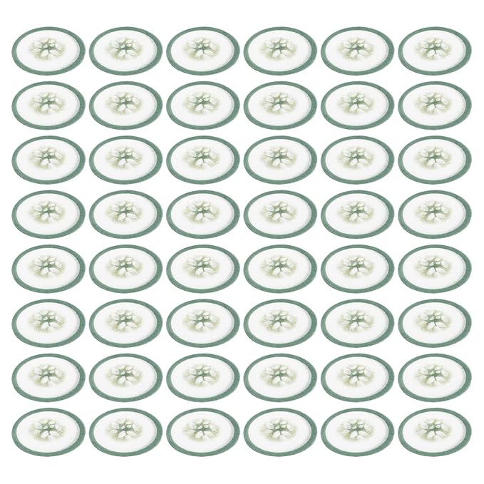 Mobestech Cucumber Eye Pads 100 Pads Non-woven Eye Soothing Spa Cooling Eye Patches with Fruit Vegetable Extracts for Eyes Reduce Dark Circles