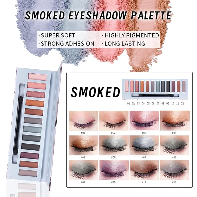 Makeup Set, Makeup Set Kit for Women, Makeup Present for Women Teens, Eyeshadow Foundation CC Cream Face Primer Counter stick, Brush Sponges Lipstick Set Eyebrow Pencil Mascara Eyeliner
