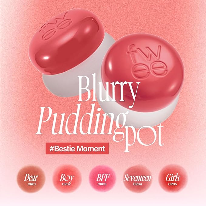 Lip&Cheek Blurry Pudding Pot | Bestie Moment - Boy | makeup blush for women
