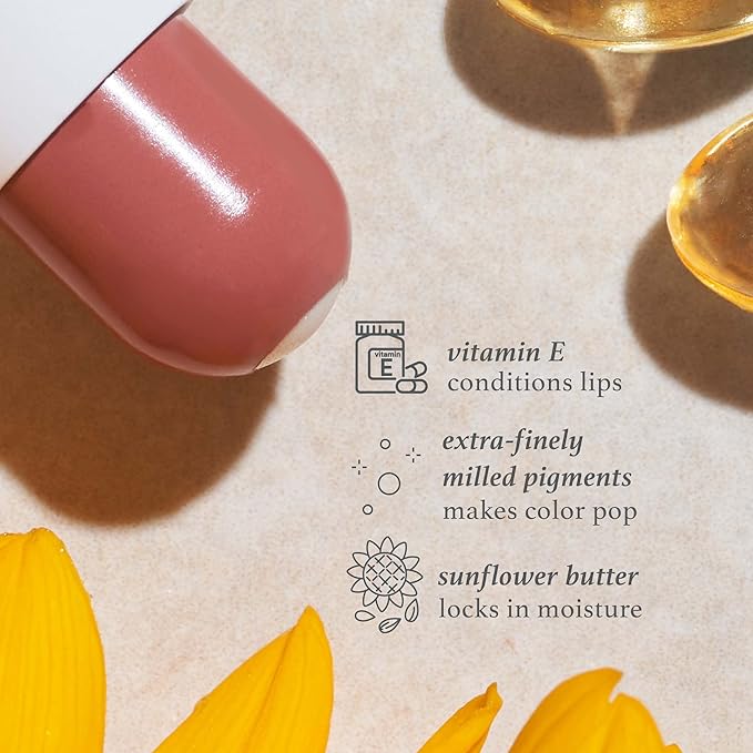 Julep It's Balm: Tinted Lip Balm + Buildable Lip Color Duo - Vintage Mauve, Sheer Iridescence - Natural Gloss Finish - Hydrating Vitamin E Core - Vegan